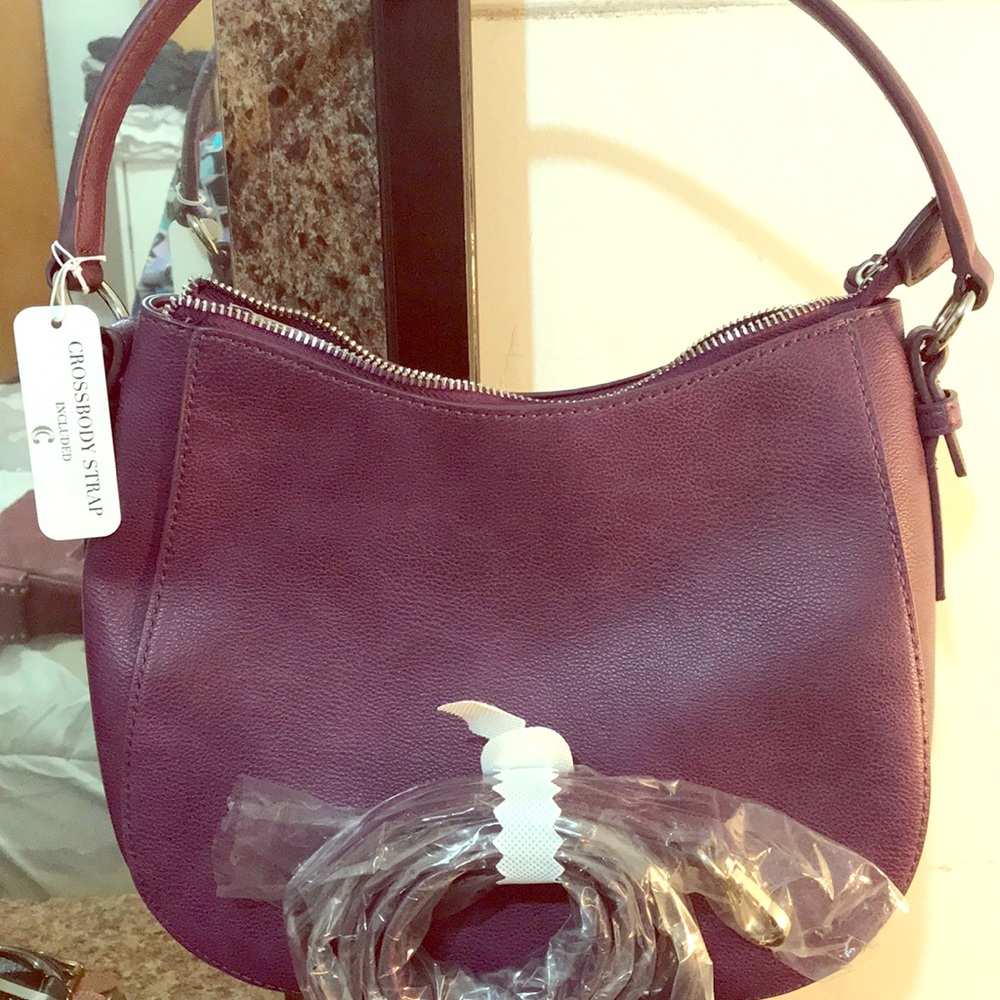 Crossbody Strap Purse Purple